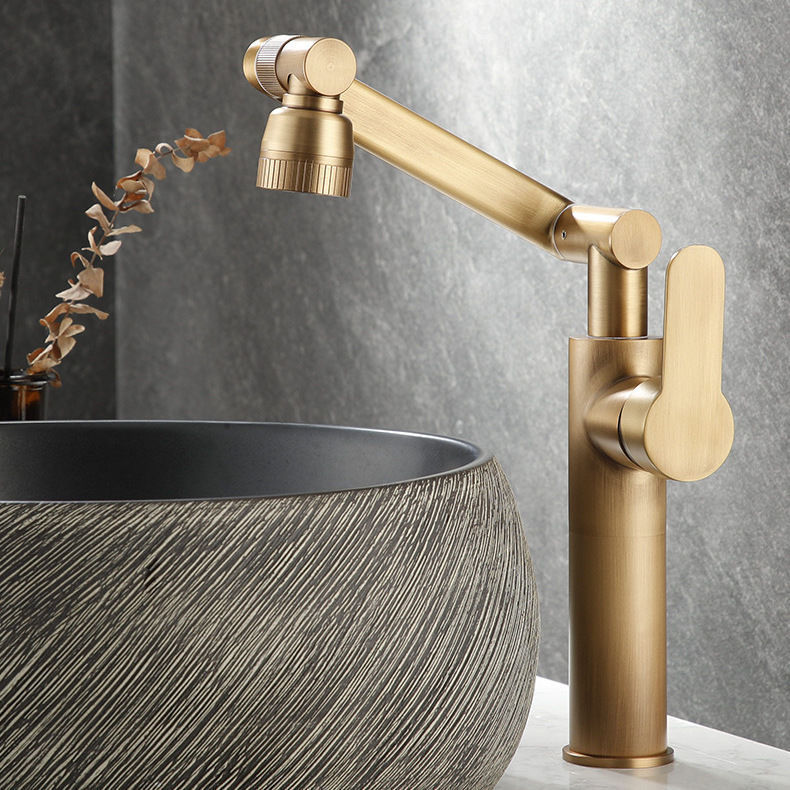 Universal all-copper antique faucet toilet basin wash basin hot and cold table basin wash basin vintage raised