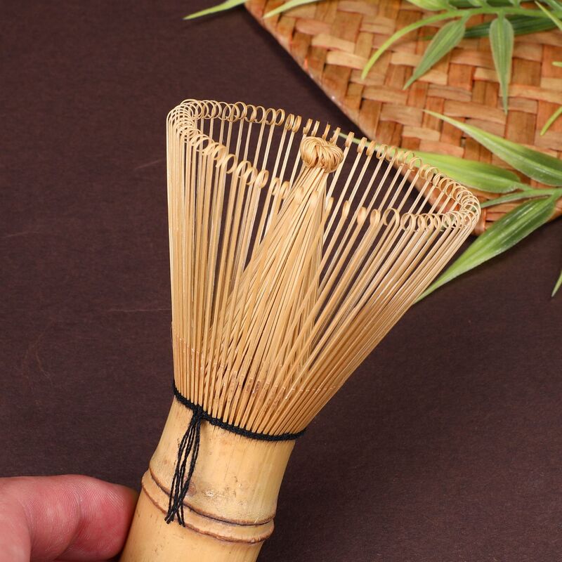 手作り竹製茶筅 八十本立 日本抹茶道具セット 抹茶茶筅セット|undefined