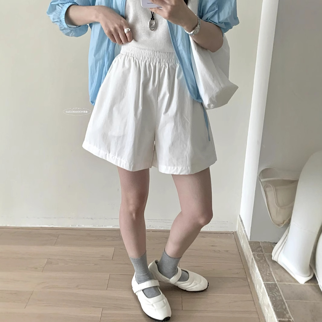 Imagine SAILORMOON delgado casual cintura elástica ropa exterior suelta hombre pequeño cintura alta pierna ancha pantalones calientes