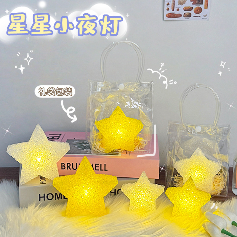 Creative cartoon handheld star nightlight bedroom dormitory bedside lamp decorative atmosphere lamp to send girlfriends birthday gift Creative cartoon handheld star nightlight bedroom dormitory bedside lamp decorative atmosphere lamp to send girlfriends birthday gift