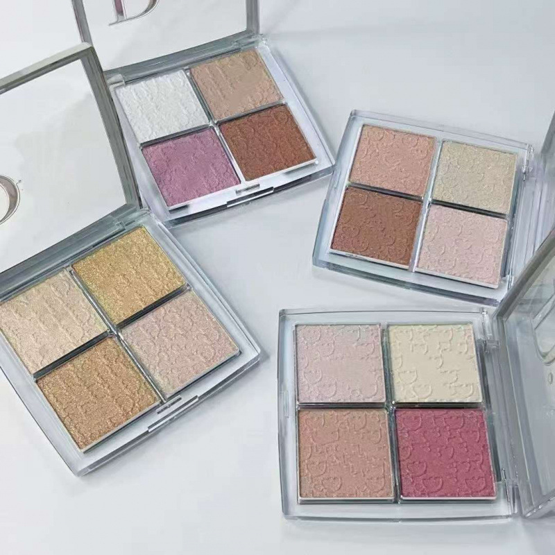 Edición de comercio exterior Dijia detrás del escenario de cuatro colores resaltado 001 002 003 004 bandeja de blush, bandeja de maquillaje facial