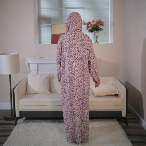 Middle Eastern Islamic women's robe plus size Muslim prayer dress loose extra large size loose and slimming long dress