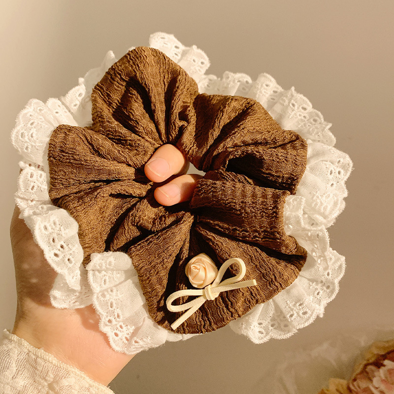 Correa coreana arco de mariposa intestino 2025 cabello anillo de cabello de cabello de cola de cabello de la niña decoración de invierno invierno decoración de invierno