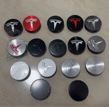 适用56mm特斯拉Model S Model X Model 3 Model Y汽车轮毂盖标志