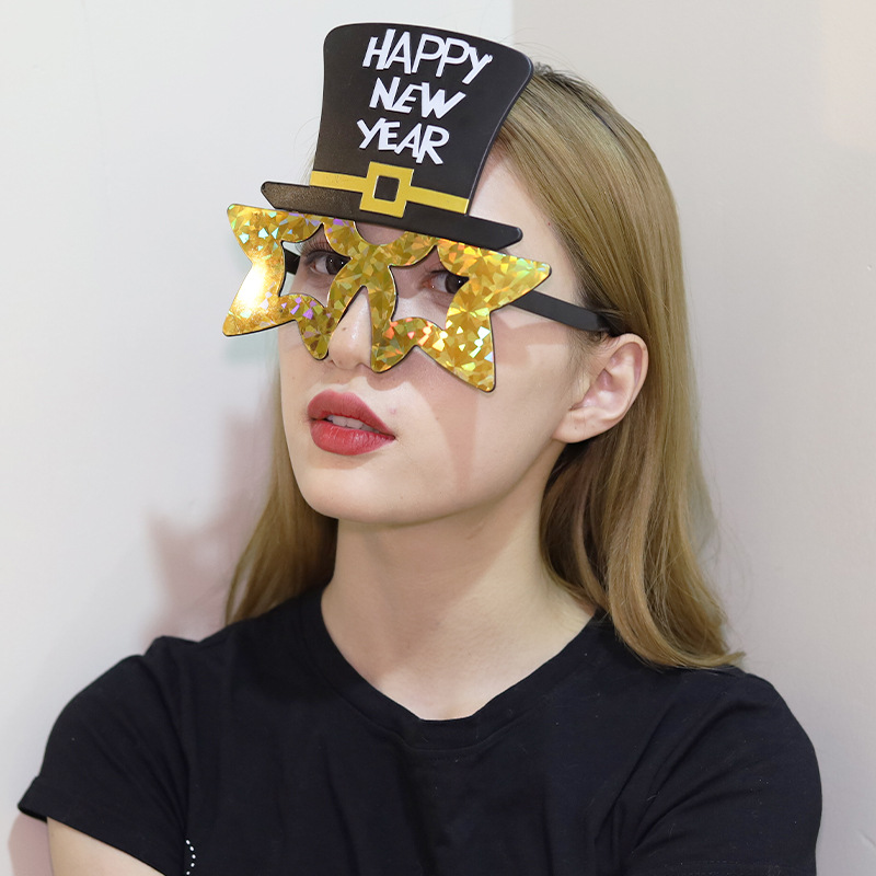 Lentes de Sol Decorativos para Fiesta de Año Nuevo en ABS