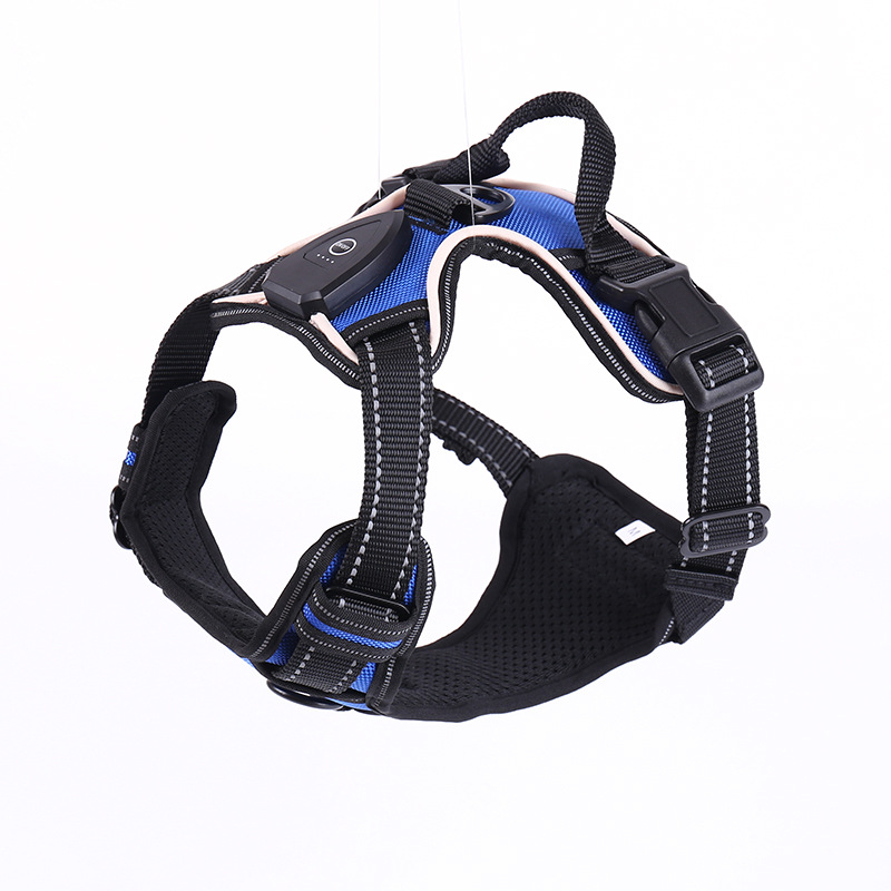 Pet luminoso chaleco LED parpadeo para perros fuera correa de tracción anti-explosión carga USB correa luminosa