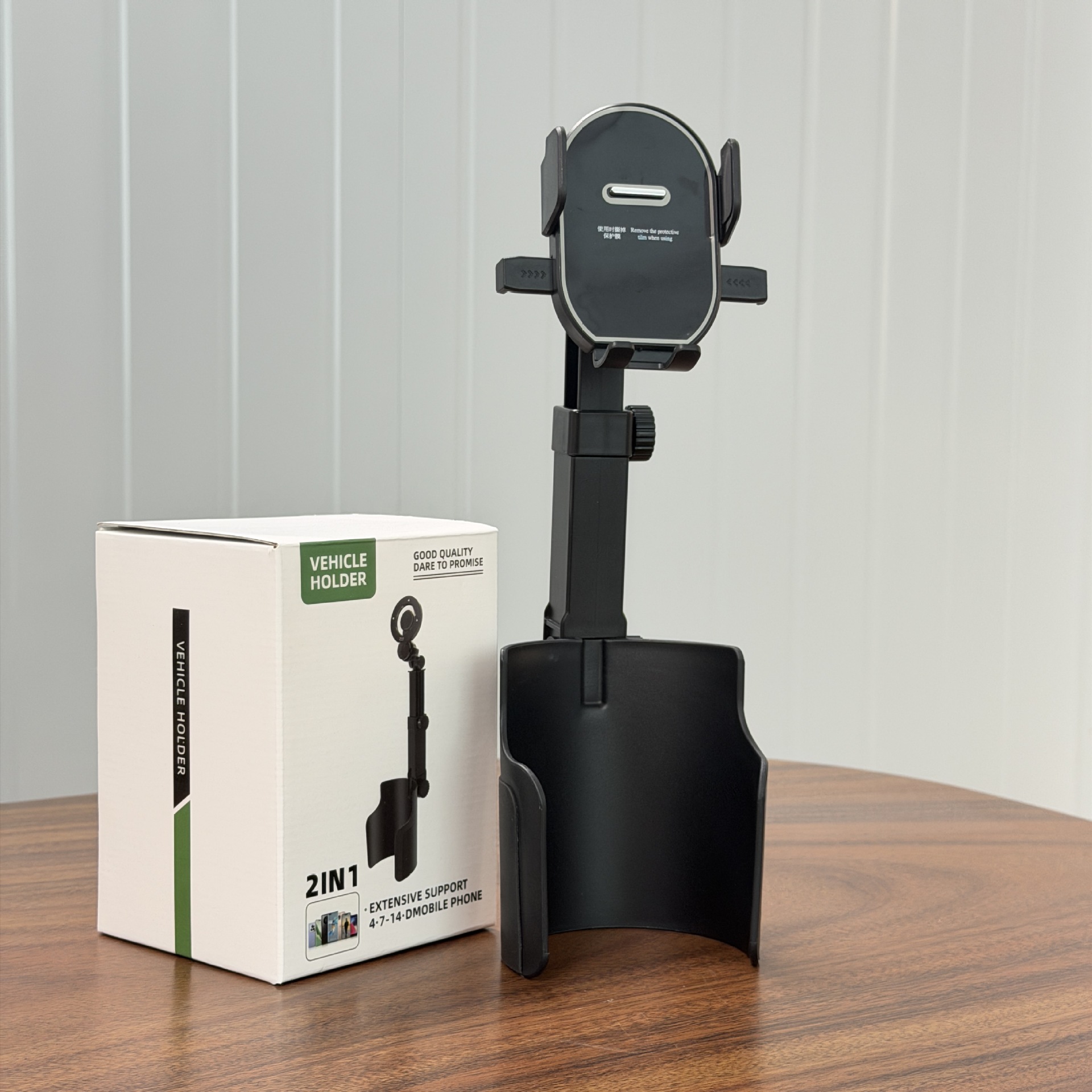 Car-Mounted 360-Degree Rotating Mobile Phone Holder Dual-Purpose Multi-Functional Water Cup Holder Magnetic Navigation Mobile Phone Holder