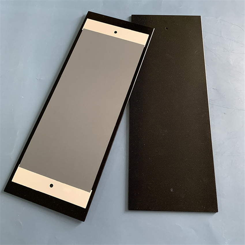 400*150*4mm 远红外黑色微晶玻璃发热板 红外加热片 加热升温快