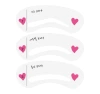 5 packs of eyebrow cards (15 pieces)