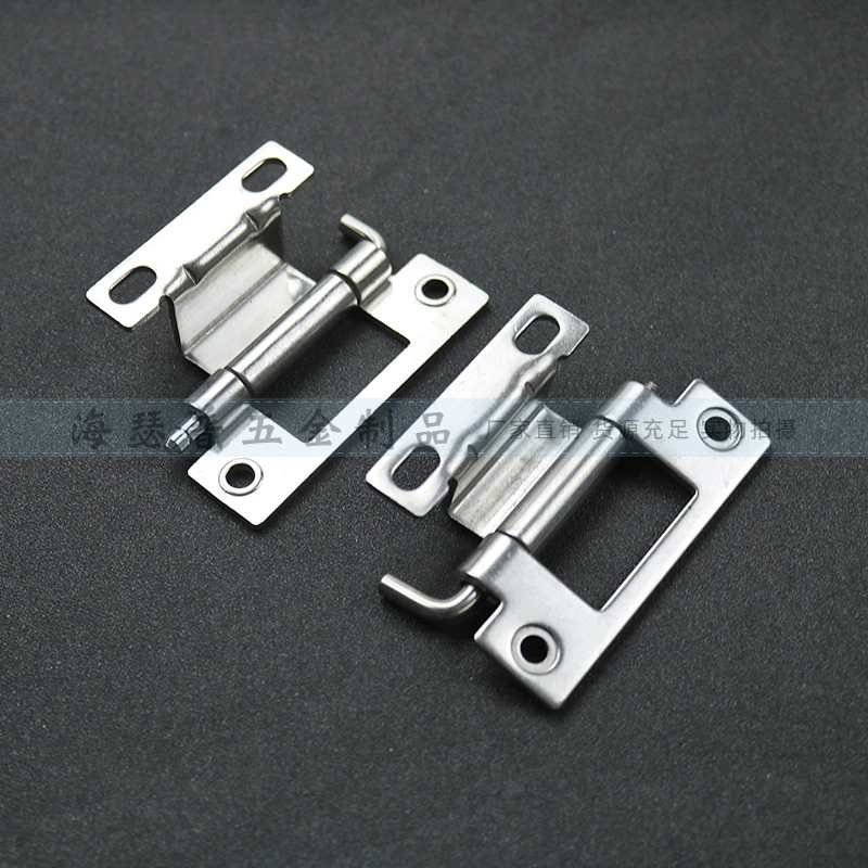 Hatersp Cabinet lock 304 stainless steel mechanical electrical cabinet hinge hinge switch cabinet distribution box built-in hinge hinge