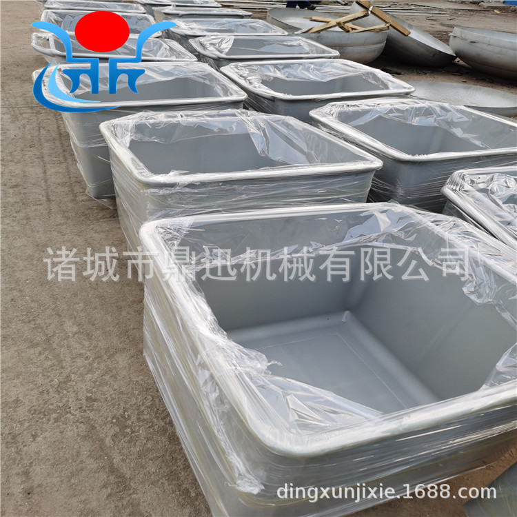 304不锈钢料斗车 食品厂用物料周转车 移动式200L小料车