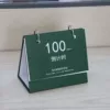 Daisy ◇ (green) horizontal section 100-day countdown
