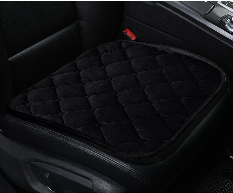 Car heating cushion winter plush non-slip cushion 5V voltage USB interface single small square cushion cross-border wholesale