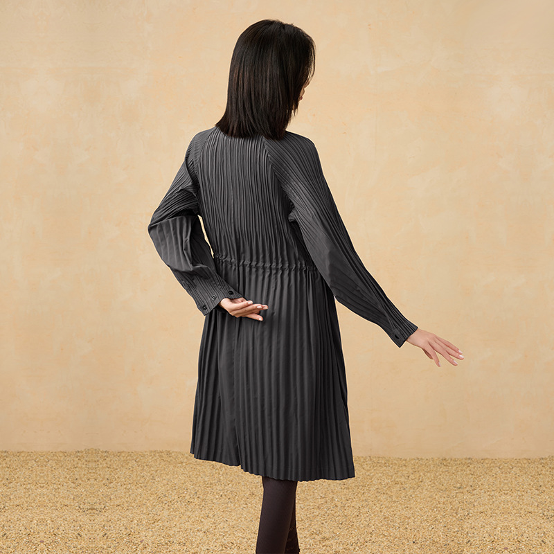 ウインドブレーカージャケット 2025春秋新作 高級感のあるスタンドカラー ゆったりとしたおしゃれで快適なミドル丈ジッパーカーディガンジャケット