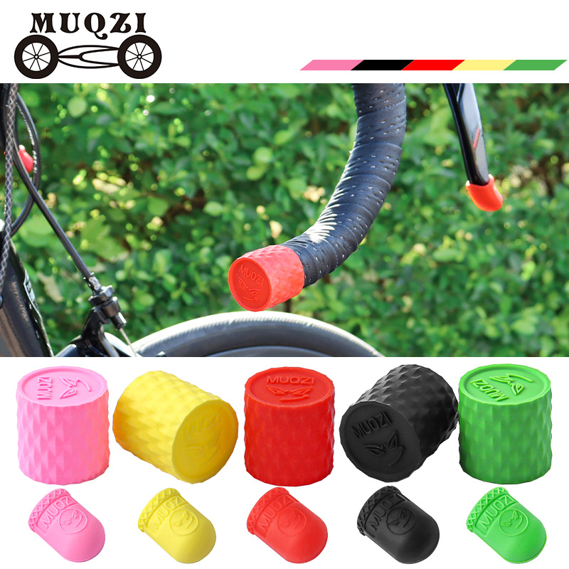 MUQZI road bicycle transmission brake handle change silicone wheel set quick release protective cover finger anti-scratch cover