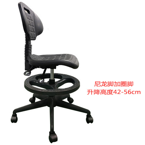 silla antiestática ergonómica pu elevación respaldo giratorio sala limpia silla giratoria silla de laboratorio silla de ordenador