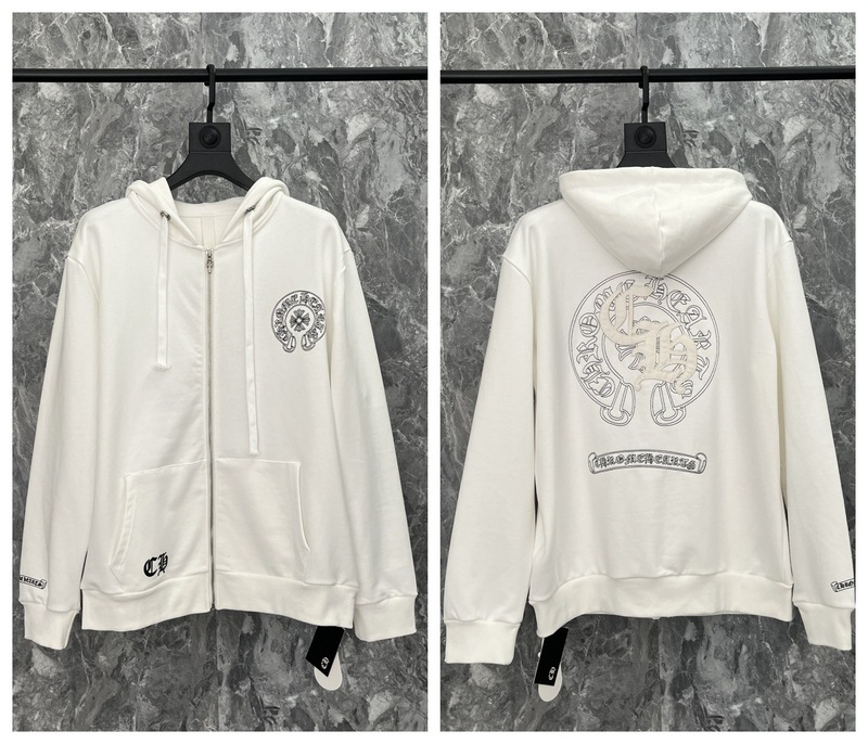 25ss正确版Chrome Hearts 克罗伈十字架连帽卫衣百搭潮流时尚批发|undefined