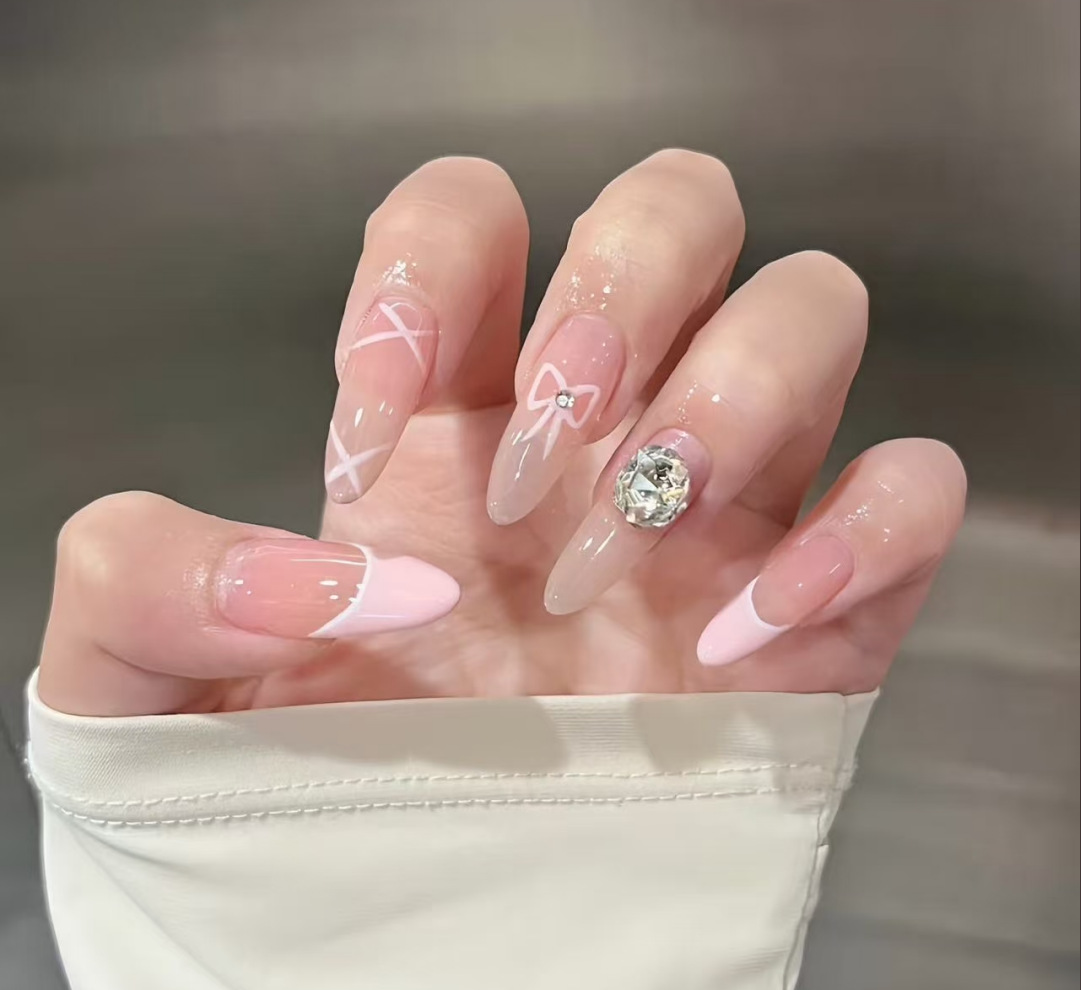 Temperamento de manicure desnudo, brillante, suave, versátil, puro deseo de sentir la atmósfera, blanquear, usar productos terminados de uñas