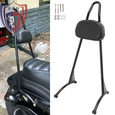 Applicable to Harley 883/1200 modified rear pointed bow backrest rear shelf high luggage rack 04-18