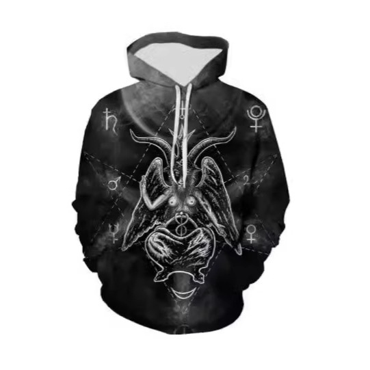 3D Printed Top Sweater Men's and Women's Long-Sleeved Jersey with Stylish Fresh and Beautiful Hooded Sweatshirt