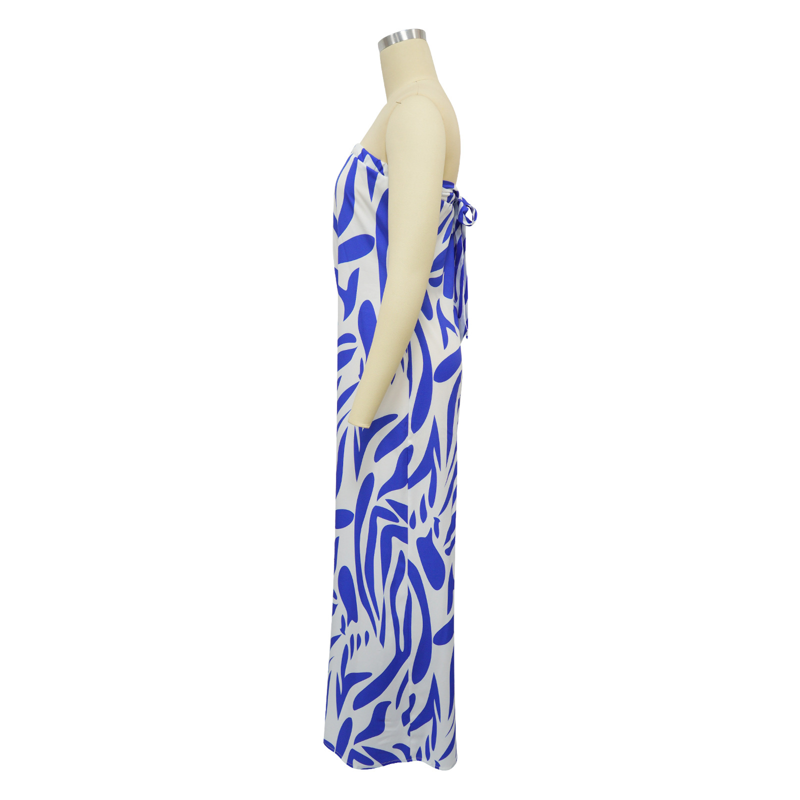 Women Clothing Printed Sleeveless Wide Leg Jumpsuit