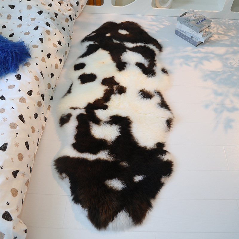 澳洲羊毛地毯整张羊皮垫沙发垫床边毯卧室地毯长毛脚垫毯毛皮椅垫