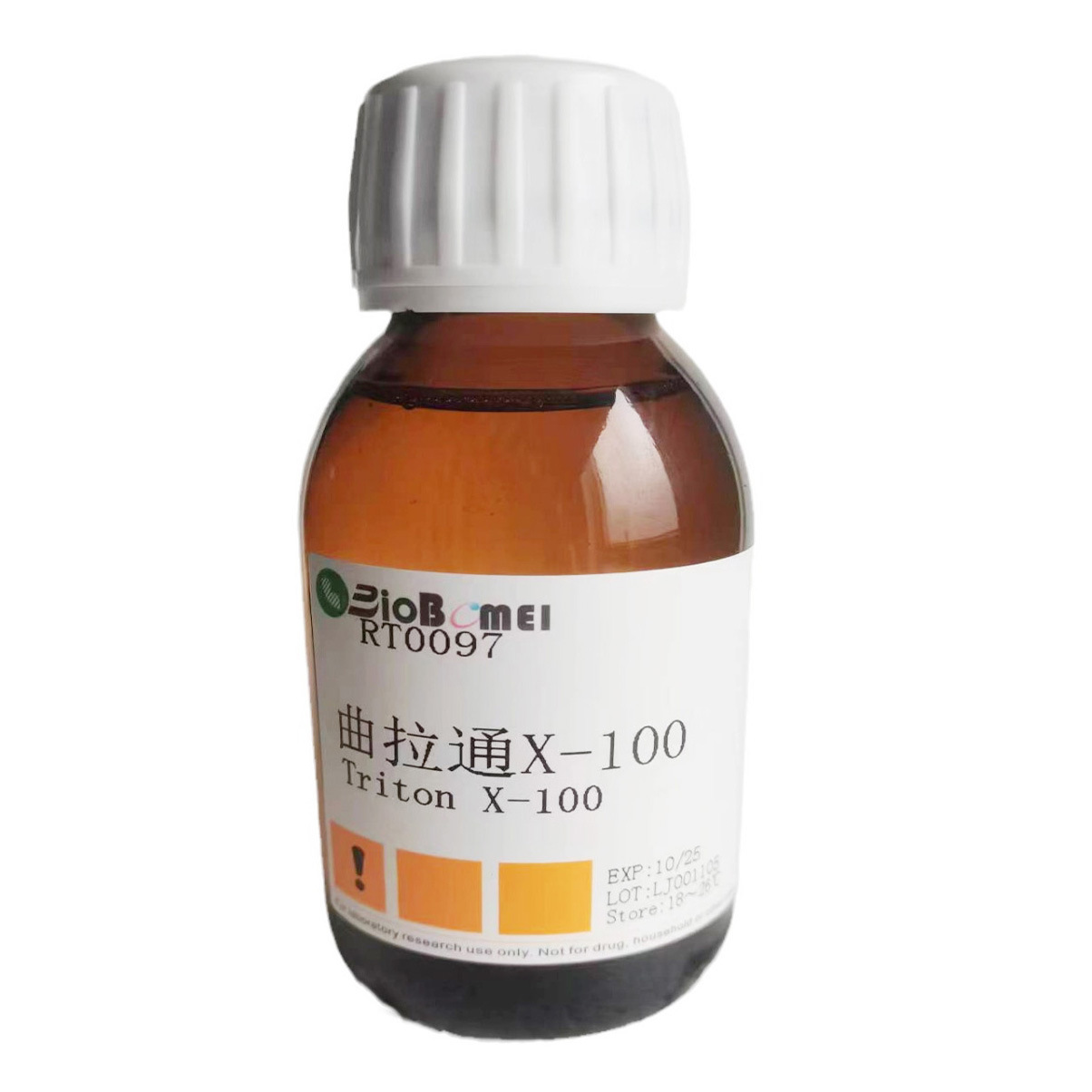 曲拉通 Triton X-100 / 聚乙二醇单辛基苯基醚 实验试剂9002-93-1
