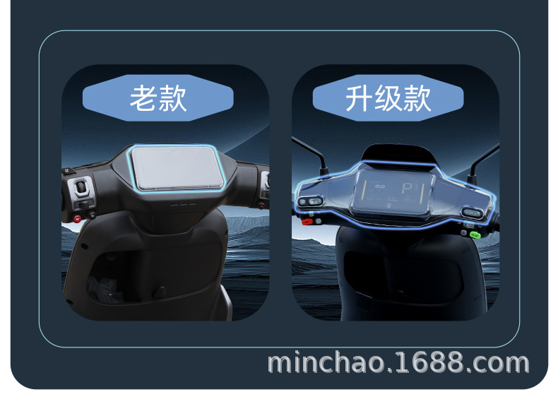 Suitable for Ninebot Mzmix Electric Vehicle Instrument Panel M95C+Mk2 Screen Full-Cover Waterproof Protective Cover for the Front of the Vehicle