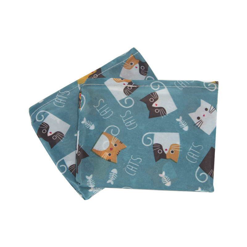 定 制超市菜市场便捷买菜购物袋可折叠展开大容量环保循环使用等