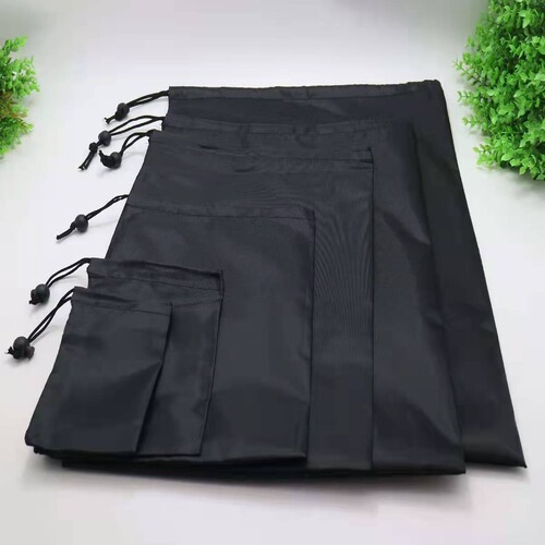 Oxford cloth waterproof treatment bag for clothes and shoes, dustproof travel storage bag with drawstring closure packaging bag