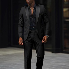 D 35733 Business Casual Men's Wedding Suit ��ʿ������װ