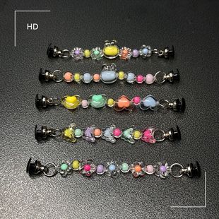 Original hole shoes DIY shoe chain shoe buckle shoe flower length about 10cm
