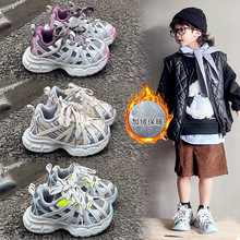 儿童运动鞋2025年冬季爆款加绒保暖女宝宝休闲鞋时尚男童二棉鞋子