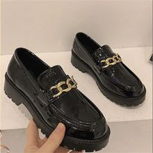 【优购哆Dingzhi】 一脚蹬乐福鞋学院风平底2025春秋新款韩版单鞋