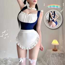 新品情趣内衣女佣纯情女仆激情调情套装诱惑夜店性感免脱制服