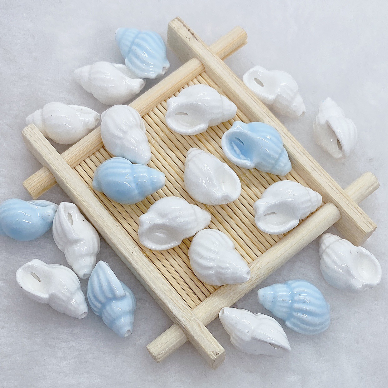 23g Weight Beads Jewelry Making Type 10 PCS/Package Ceramics Solid Color DIY Jewelry Accessories Beads