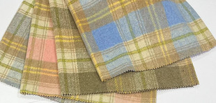 Woolen Woolen Spot Brushed Plaid Outwear Clothing/shoes and Hats/bag Fabric Shaoxing Supply