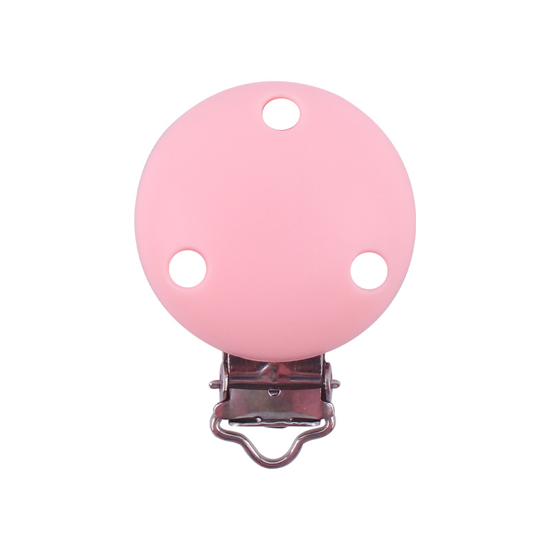 Bebé suministros de silicona chupete clip calmante bebé DIY35mm clip chupete cadena anti-gota accesorios de la cadena Nuevo