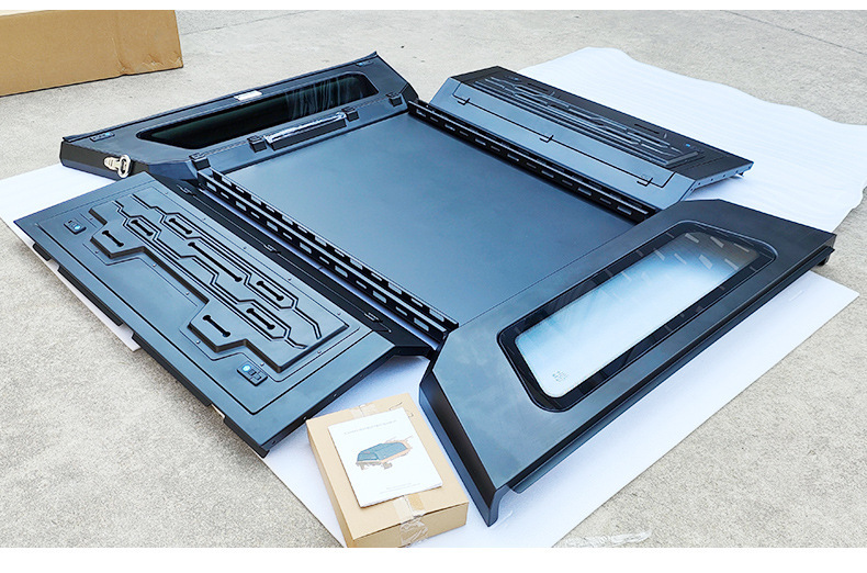 09 to 2025 5.7Ft/5.5Ft Four-Door F150 Raptor Pickup Truck Manganese Steel Split Three-Door High Cover
