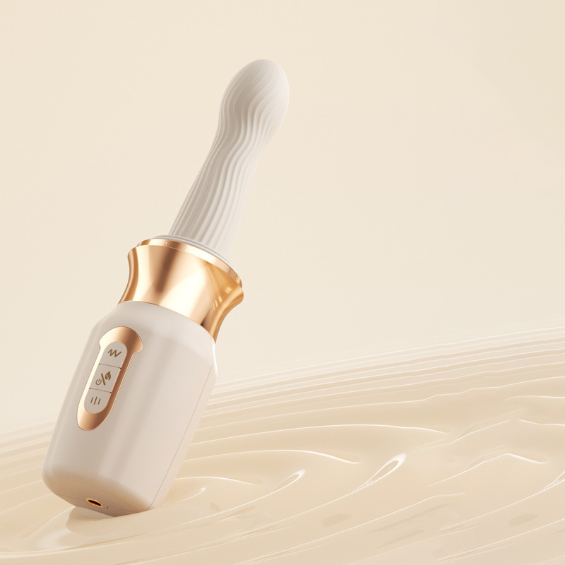 Máquina de cañón de cintura pequeña máquina de vibración telescópica calentamiento varilla de vibración automática para mujeres masturbándose artículos para adultos al por mayor