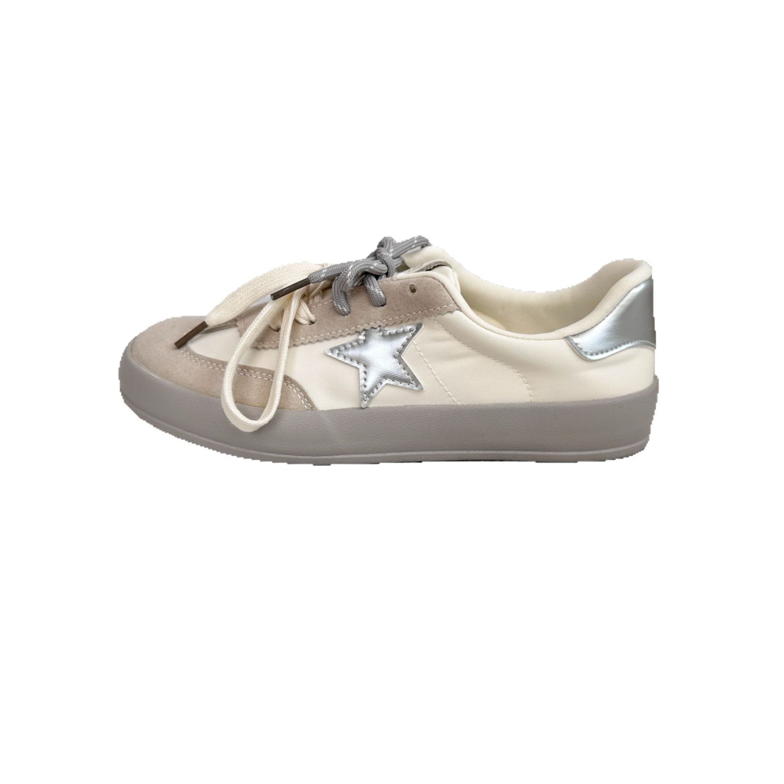 6630 zapatos de látex plantilla / estrellas zapatos de plantilla nicho 2025 nuevos zapatos transpirables ligeros blancos de entrenamiento
