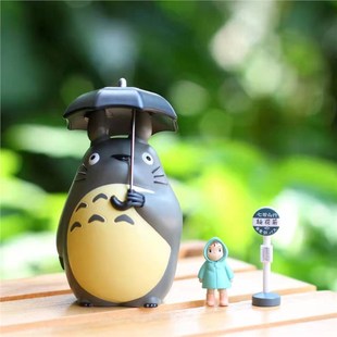 Moss Micro Landscape Ornaments, Umbrella-Kicking Kitten, Tree Stump, DIY Succulent Plant Decoration, Resin Crafts Ornaments