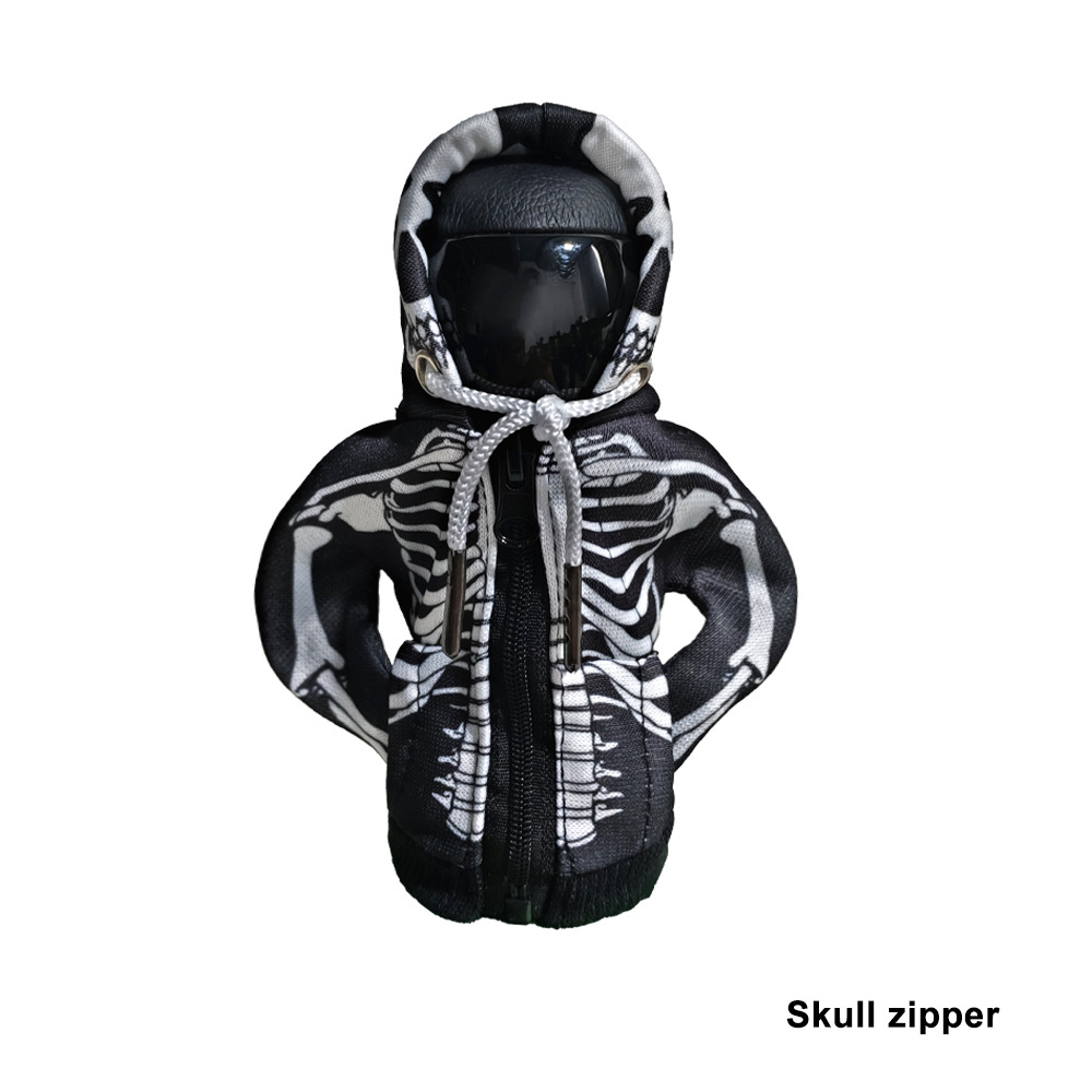 Source Factory Car Gear Shift Lever Hooded Skull Interior Decoration Accessories Gear Dust Cover Shift Lever Car Accessory