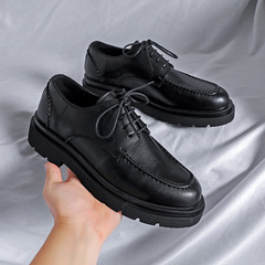 Retro British low-top Martin boots small leather shoes for men Korean style teenagers with suits casual business 86226-R