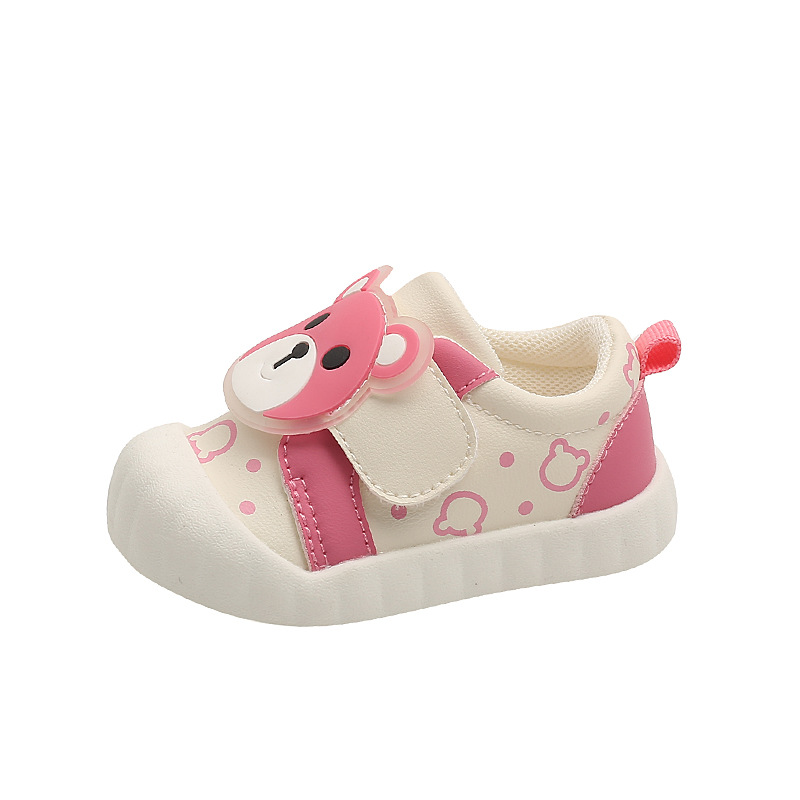 Zapatos para bebés nuevos zapatos para niños pequeños de suela blanda primavera y otoño zapatos para niños para bebés zapatos casuales de dibujos animados para niñas 1-2 años