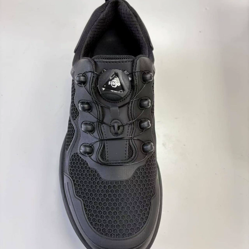 Летние черные тренировочные туфли с автоматической оплатой, уличные тренировочные туфли для альпинизма и пешего туризма, износостойкие противоскользящие поворотные пряжки для мужчин