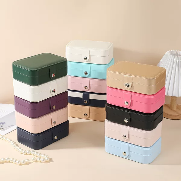 Portable Travel Jewelry Storage Box for Earrings, Necklaces, and Rings, Compact and Easy to Carry, Anti-Oxidation Jewelry