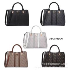 GS外国貿易の新型欧米のファッションプリントのブリーフケースのハンドバッグの大容量は肩掛けの女性バッグをつなぎ合わせます。