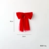 Red snow gauze bow 30CM/18g