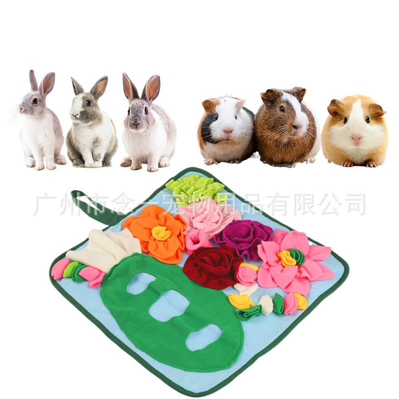 Pinduoduo коврик для снутия домашних животных, коврик для медленной еды с птицами, кролик, хомяк, игровое снайфенное одеяло, дрессировка собаки, игрушка для скрытой еды